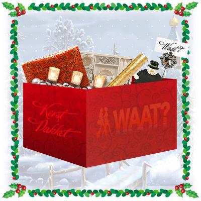 Waat? - 53-delig WAAT-Kerstverrassingspakket voor de mooiste kersttafel Waat? - 53-delig WAAT-Kerstverrassingspakket voor de mooiste kersttafel