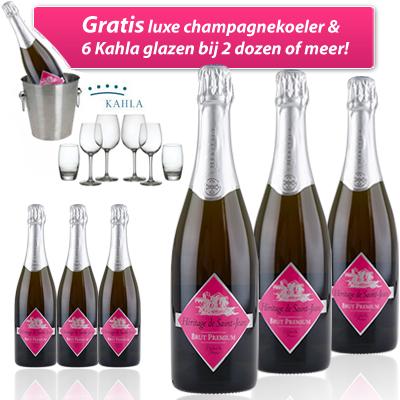 Waat? - 6 flessen Rosé Bubbels (Vin Mousseux Brut) met GRATIS wijnkoeler en 6 Kahla Kwarx glazen t.w.v. € 119,95 bij bestelling van 2 dozen of meer! Waat? - 6 flessen Rosé Bubbels (Vin Mousseux Brut) met GRATIS wijnkoeler en 6 Kahla Kwarx glazen t.w.v. € 119,95 bij bestelling van 2 dozen of meer!