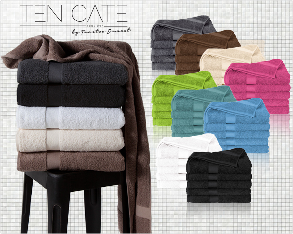 Waat? - 6-​pack ten cate by twentse damast handdoekenset