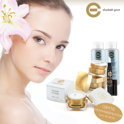 Waat? - 6 topproducten van Elizabeth Grant met een gratis lichaamsepilator t.w.v. €139.95