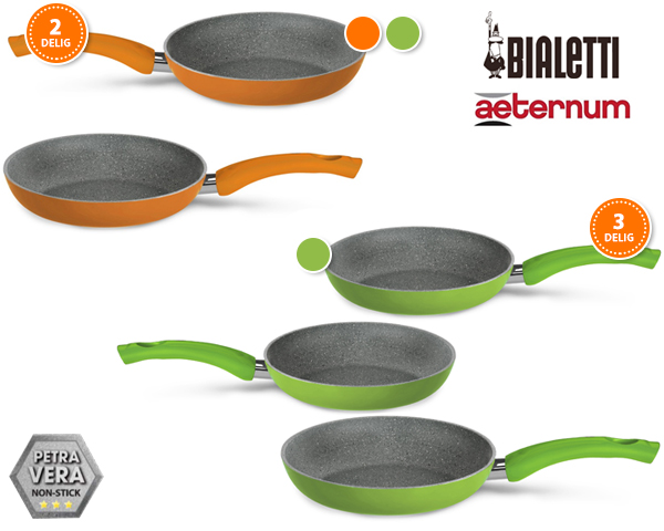 Waat? - Bialetti 2- of 3-delige pannenset Waat? - Bialetti 2- of 3-delige pannenset