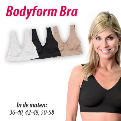 Waat? - Bodyform Bra, de meest comfortable Bra (set van 3 stuks) Waat? - Bodyform Bra, de meest comfortable Bra (set van 3 stuks)