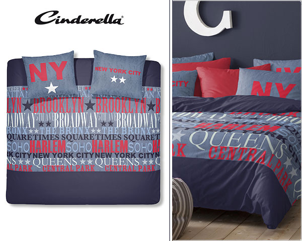 Waat? - Cinderella 100% katoenen dekbedovertrek Waat? - Cinderella 100% katoenen dekbedovertrek