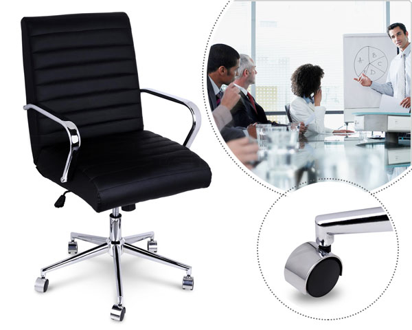 Waat? - Comfortabele en draaibare bureaustoel Waat? - Comfortabele en draaibare bureaustoel