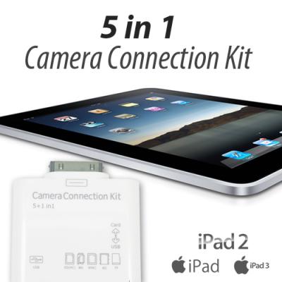 Waat? - De 5 in 1 Connection kit, een onmisbare accessoire voor je Ipad Waat? - De 5 in 1 Connection kit, een onmisbare accessoire voor je Ipad