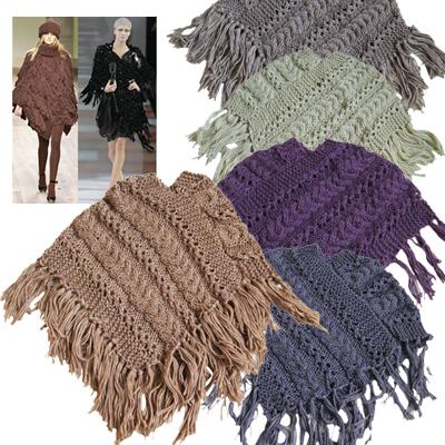 Waat? - De najaarstrend van 2011, prachtige poncho's in 5 kleuren