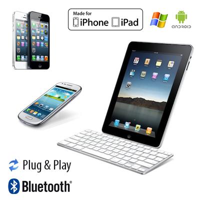Waat? - Draadloos Bluetooth keyboard (voor je tablet, smartphone, laptop of pc) Waat? - Draadloos Bluetooth keyboard (voor je tablet, smartphone, laptop of pc)