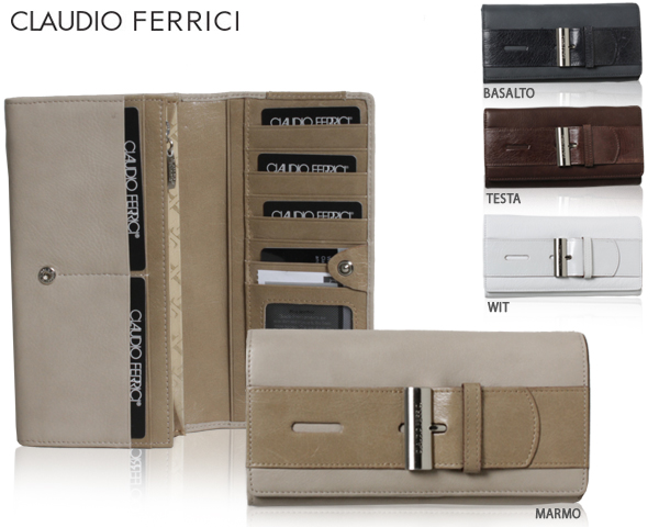 Waat? - Elegante claudio ferrici portemonnee Waat? - Elegante claudio ferrici portemonnee