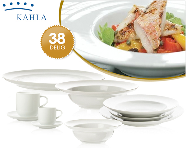 Waat? - Elegante en zeer complete 38-delig kahla serviesset Waat? - Elegante en zeer complete 38-delig kahla serviesset