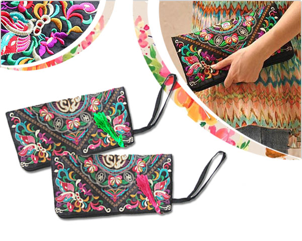 Waat? - Envelop clutch met vrolijke print Waat? - Envelop clutch met vrolijke print