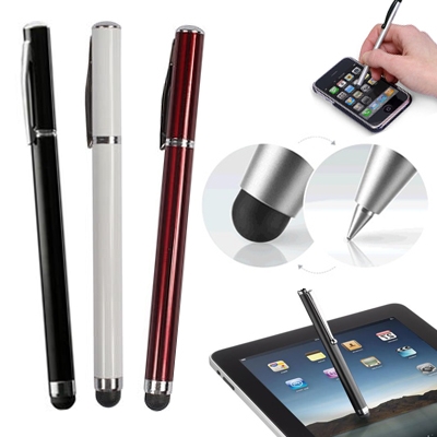 Waat? - Euroknaller: set van 3 luxe 2-in-1 stylus-touchpennen