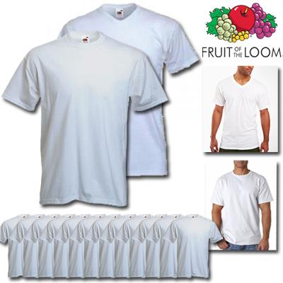 Waat? - Fruit of the Loom 12 t-shirts (keuze uit ronde hals of V-hals)