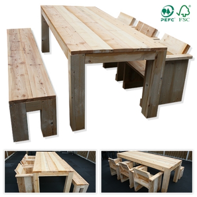 Waat? - Geniet van de zomer met deze steigerhouten tuinset! Waat? - Geniet van de zomer met deze steigerhouten tuinset!