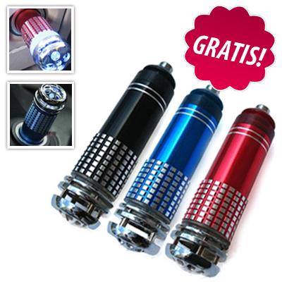 Waat? - Gratis gezonde luchtverfrisser voor je auto met handig LED licht Waat? - Gratis gezonde luchtverfrisser voor je auto met handig LED licht