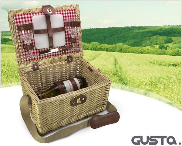 Waat? - Gusta picknickmand voor twee personen Waat? - Gusta picknickmand voor twee personen