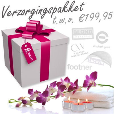 Waat? - Heerlijk verzorgingspakket vol met leuke en handige producten (t.w.v. 199.95 euro!) Waat? - Heerlijk verzorgingspakket vol met leuke en handige producten (t.w.v. 199.95 euro!)