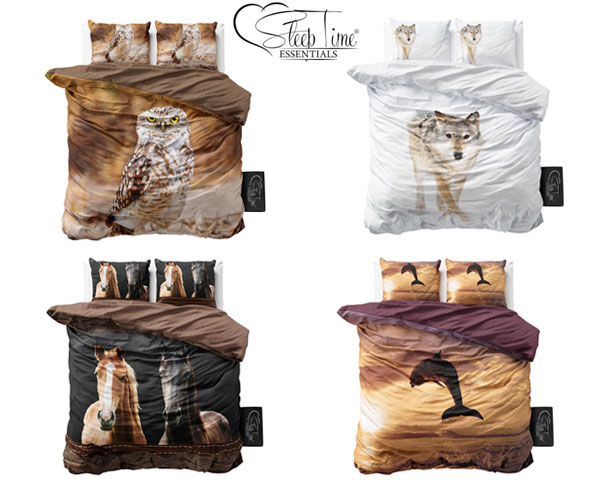 Waat? - Herfstcollectie dekbedovertrekken met dierenprint Waat? - Herfstcollectie dekbedovertrekken met dierenprint