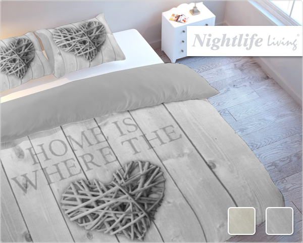 Waat? - 'home is where the heart is' dekbedovertrek Waat? - 'home is where the heart is' dekbedovertrek