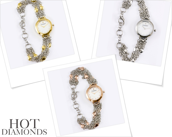 Waat? - Hot diamonds horloge met mooi bandje