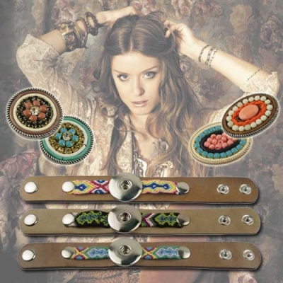 Waat? - Hot! Gypset style drukker armband Waat? - Hot! Gypset style drukker armband