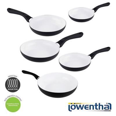 Waat? - Keramisch pannen van Löwenthal als 4-delige set of los verkrijgbaar! Waat? - Keramisch pannen van Löwenthal als 4-delige set of los verkrijgbaar!