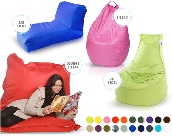 Waat? - Kleurrijke zitzakken, zitstoelen en ligbedden voor binnen en buiten Waat? - Kleurrijke zitzakken, zitstoelen en ligbedden voor binnen en buiten