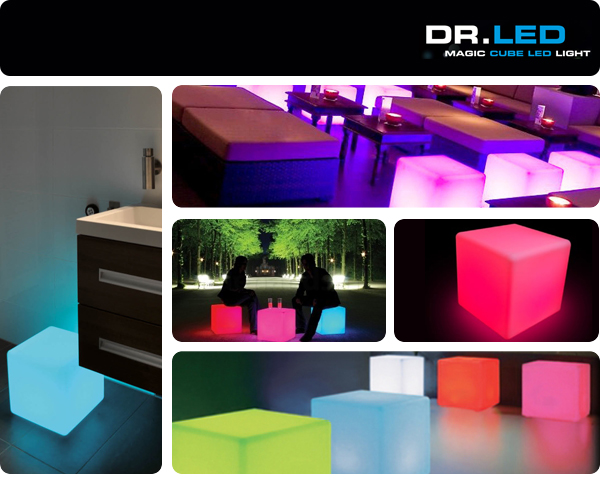 Waat? - Led kubus met kleuren Waat? - Led kubus met kleuren