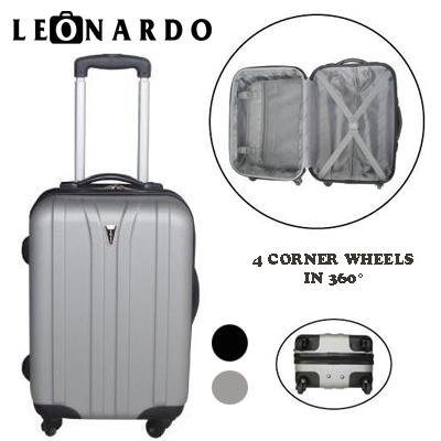 Waat? - Leonardo Hardcase 360 Handbagage reistrolley (Keuze uit 2 kleuren) Waat? - Leonardo Hardcase 360 Handbagage reistrolley (Keuze uit 2 kleuren)