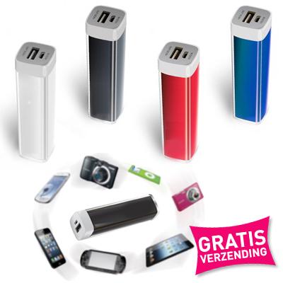 Waat? - Lipstick formaat PowerBank voor het opladen van je mobiele apparaten - Gratis verzending