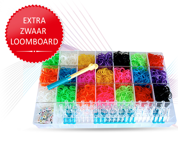 Waat? - Loom bands pakket deluxe met charms Waat? - Loom bands pakket deluxe met charms