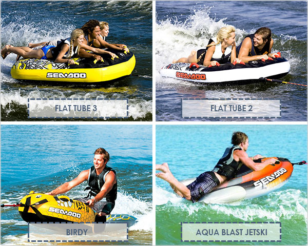 Waat? - Loungebanken en speedtubes voor in het water Waat? - Loungebanken en speedtubes voor in het water