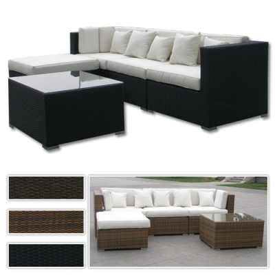 Waat? - Luxe 5-delige loungeset met heerlijk zachte kussens (verschillende kleuren) Waat? - Luxe 5-delige loungeset met heerlijk zachte kussens (verschillende kleuren)