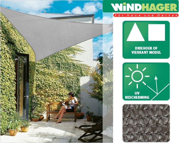 Waat? - Luxe adria schaduwdoek Waat? - Luxe adria schaduwdoek