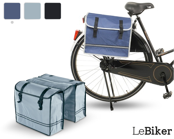 Waat? - Luxe dubbele fietstas Waat? - Luxe dubbele fietstas
