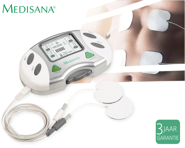 Waat? - Medisana bodytoner - spiertraining door electrische pulsen Waat? - Medisana bodytoner - spiertraining door electrische pulsen