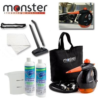 Waat? - Monster 1200 Stoomreiniger met XL accesoirepakket Waat? - Monster 1200 Stoomreiniger met XL accesoirepakket