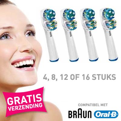 Waat? - Nieuw: dubbele kop opzettandenborstels (geschikt voor Oral-B tandenborstels)