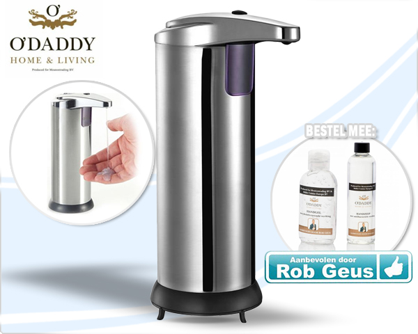 Waat? - O'daddy automatische zeepdispenser Waat? - O'daddy automatische zeepdispenser