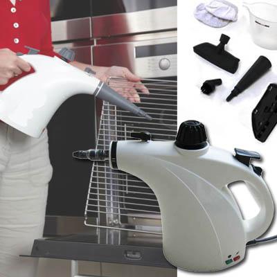 Waat? - Portable handstoomreiniger inclusief 8-delig accessoire pakket! Waat? - Portable handstoomreiniger inclusief 8-delig accessoire pakket!