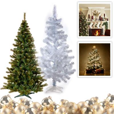 Waat? - Prachtige groene en witte kunstkerstbomen (keuze uit verschillende maten en extra accessoires) Waat? - Prachtige groene en witte kunstkerstbomen (keuze uit verschillende maten en extra accessoires)