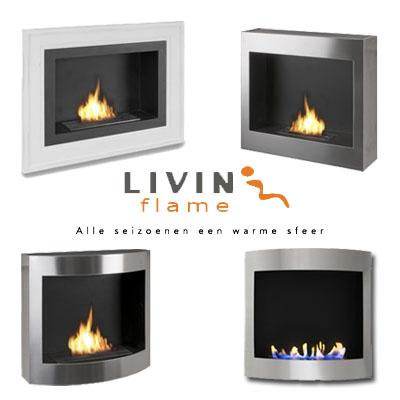 Waat? - Prachtige Livin Flame Bio Ethanol haarden (keuze uit 4 modellen)