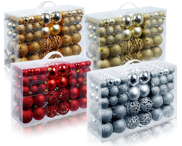 Waat? - Prachtige set van 100 kerstballen Waat? - Prachtige set van 100 kerstballen