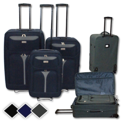 Waat? - Reisgemak met de Edwards 3-delige trolleyset Deluxe Waat? - Reisgemak met de Edwards 3-delige trolleyset Deluxe