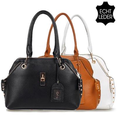 Waat? - Rundlederen handtas t.w.v. €179,95 Waat? - Rundlederen handtas t.w.v. €179,95