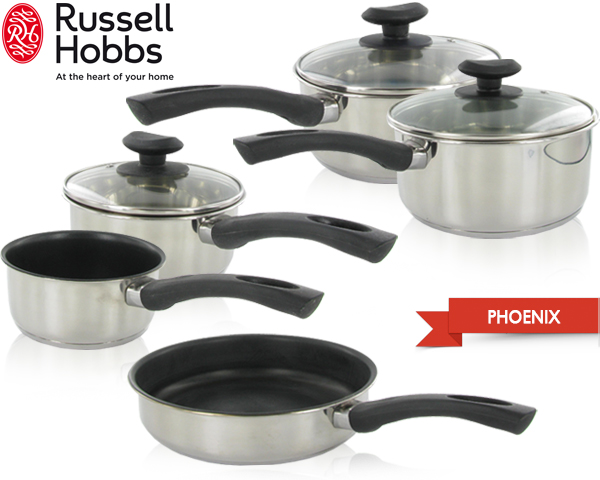 Waat? - Russell hobbs 5-​delige pannensets