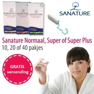 Waat? - Sanature tampons met inbrenghuls - Extra voordeel op de voordeelverpakkingen! Waat? - Sanature tampons met inbrenghuls - Extra voordeel op de voordeelverpakkingen!