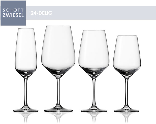Waat? - Schott zwiesel 24-delige set Waat? - Schott zwiesel 24-delige set