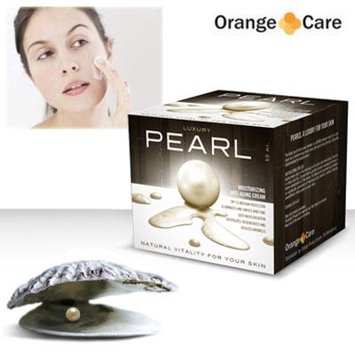 Waat? - Set van twee Orange Care Luxury Pearl Hydraterende cremes met Anti-aging effect EN SPF 15 zonnebescherming!