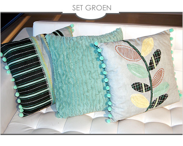 Waat? - Sfeervolle caja kussensets Waat? - Sfeervolle caja kussensets