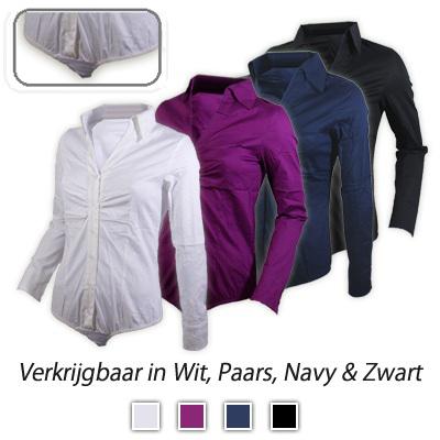 Waat? - Stijlvolle bodyblouse voor dames (verkrijgbaar los of set van 2)